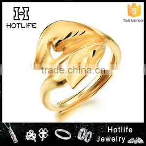 Wholesale Fashion Jewelry Special New Women Design Antique Gold Finger Ring thumbnail-1