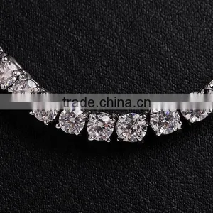 Clear Luxurious Bridal Jewellery Set for Women With AAA+ Cubic Zircon TOP QUALITY thumbnail-3