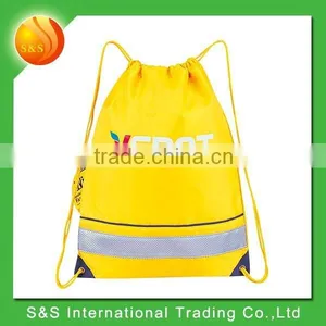Mono Tech Cheap Promotionan Polyester Drawstring Bag thumbnail-1