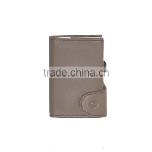 Leather Aluminium Cardholder Wallet for Bank Card/credit Card/id Card thumbnail-6