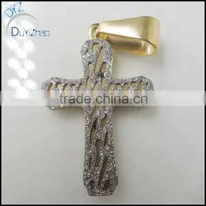 Mini Cross Pendent for Hip Hop thumbnail-2