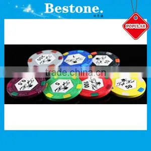 Ceramic Poker Tiles Chips thumbnail-1