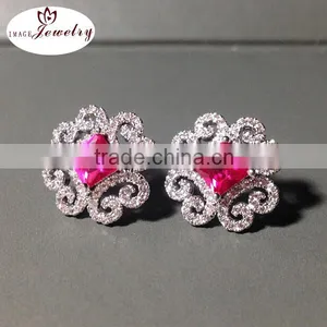 Stud Earrings Earrings Type and Silver Jewelry Main Material Gemstone Earring thumbnail-1