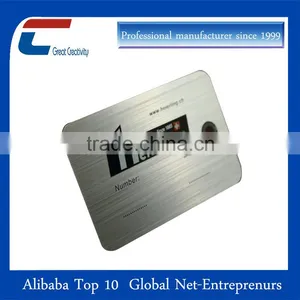 CR80 Cheap Metal Brushed Name Card thumbnail-1