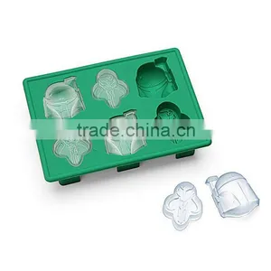NEW DIY Boba Fett Silicone Ice Cube Mold Chocolate Soap Baking Tray thumbnail-1