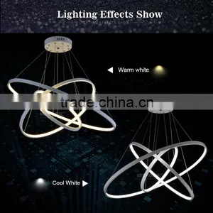 Popular Ring Hanging Light LED Acrylic Pendant Light Suspension Lighting MD81927 Quality Choice thumbnail-5