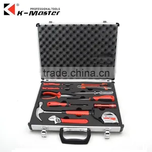 K-Mastet Factory Direct Sales 11 Pcs High Quality Household Tool Set Aluminum Alloy Tool Box thumbnail-1