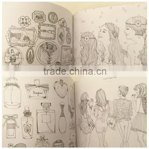 Wholesale Secret Garden Series Fashion Cafe Coloring Books for Adult thumbnail-6