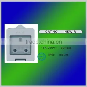 IP55 Wall Switch Socket/1 Gang Socket thumbnail-1