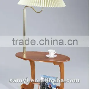 Magazine Rack Table With Lamp thumbnail-1