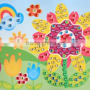 Colorful Flower Kids DIY Product Crystal Sticker thumbnail-1