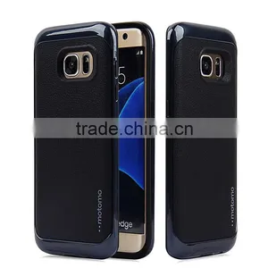 New Products 2016 Motomo New Design For Samsung Galaxy S7 Edge, TPU+PC Leather Vein Case for s7 Edge thumbnail-6