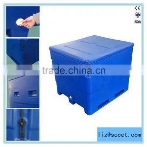 1000L Rotomoulding Plastic Fish Box, Fishing Cool Box thumbnail-1