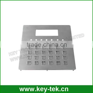 18 Keys Dot Matrix Backlight Metal Numeric Keypad thumbnail-3