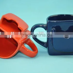 Bright Color Biscuit Pocket Coffee Mug for Gift thumbnail-1