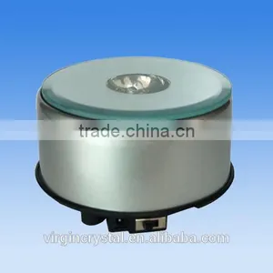 Plastic Silver Round Rotating Wholesale Light Bases thumbnail-1
