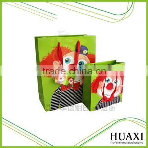 2016 Cute Recycled Cartoon Paper Bags for Gift Packaging thumbnail-1