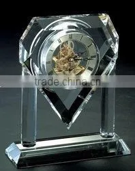 Desktop Clock Crystal Material With Battery Crystal Decoration thumbnail-1