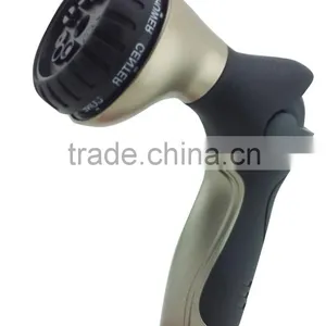 3 Ways Solid Metal Hose Nozzle Thumb Control Garden Spray Gun thumbnail-4