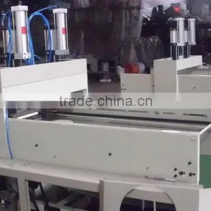 HIGH SPEED DOUBLE LINE HOT CUTTING T-SHIRT BAG MAKING MACHINE thumbnail-3