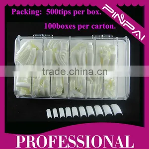 High Quality 500pcs With Box Acrylic Nail Tips Wholesale thumbnail-1