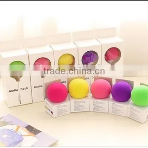 3.5mm Mini Portable Sponge Ball Speaker Balloon Mobile Audio Music Player thumbnail-4