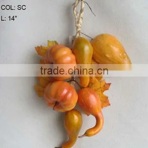 2013 New Artificial Fruits Fake Pumpkin 14 Inch Artificial Pumpkin String thumbnail-1