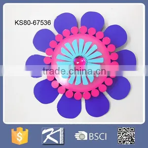 New Products Wall Hanging Garden Decorative Metal Wall Art Artificial Flower thumbnail-5