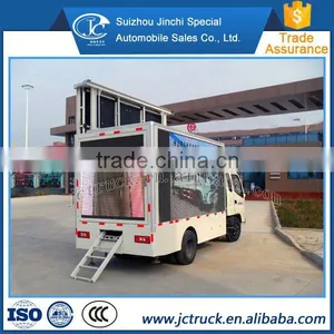 Automatic Hydraulic Hydraulic Stage Outdoor Advertising Full Color Truck Domestic Price thumbnail-2