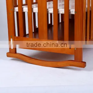 2015 Best Quality Wooden Baby Bed thumbnail-5