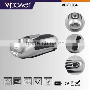 3 Led Wind Up Dynamo Flashlight thumbnail-1