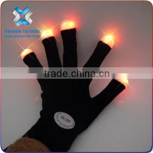 2016 Fashion Halloween Led Gloves,novelty Light up White Gloves thumbnail-5