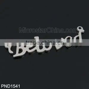 Stainless Steel Rose Lucky Charm thumbnail-2