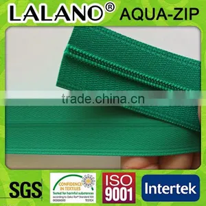 Professional Zipper Manufacturer Wholesale NO.3 Nylon Continuous Green Zipper thumbnail-6