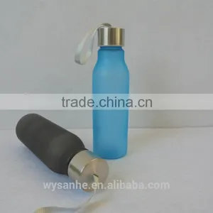 Convenient to Carry Semitransparent Variety of Fruit Color Plastic Sports Water Bottle thumbnail-4
