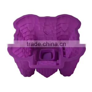 Castle Baking Cake Chocolate Soap Ice Silicone Mold Mould Pan thumbnail-2