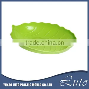 Hotel Restaurant Use Leaf Shape Fruit Plastic Plate thumbnail-1