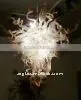 Handmade Blown Muticolor Art Stained Glass Chandelier Lights for Dining Room With UL/CE thumbnail-1