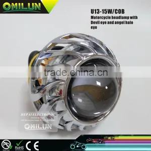 Top Quality COB U13 Led Light Motorcycle Led Projector Headlights 15W thumbnail-1