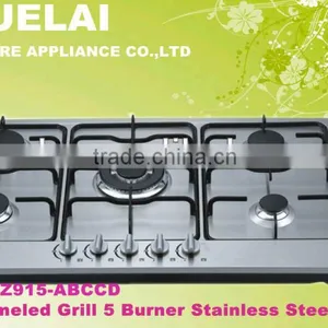2013 Model Stainless Steel Top 5 Burner Gas Stove Z915-ABCCD thumbnail-1