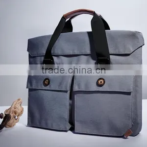 China Factory Customize 15.6" Black Laptop Shoulder Bag Business Messenger Handbag Briefcase For Dell thumbnail-5