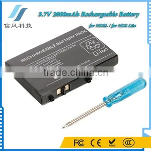 2000mAh 3.7V Rechargeable Battery for NDSL Battery Pack thumbnail-1