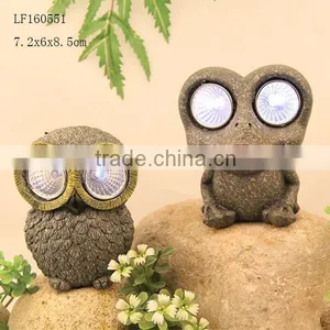 Mini Animal Solar Light Resin Frogs thumbnail-1