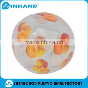 2016 Custom Luxury EU/EN71 Approved White Pvc Inflatable Beach Ball , Bouncer Ball thumbnail-1