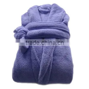 100% Polyester Coral Fleece Bath Gown(microfiber Bath Gown) thumbnail-1