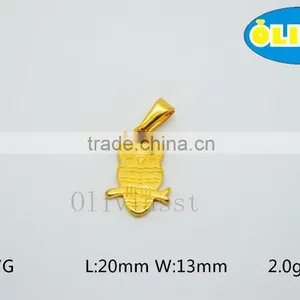 Olivia 2016 New Year Gift Present Fashion Modern 304 Stainless Steel Lucky Star Capricorn Small Size Owl Pendant thumbnail-1