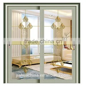 Aluminum Frame Glass Door Tempered Glass Sliding Door thumbnail-3