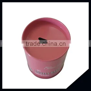 Fashionable Round Colorful Coin Box Piggy Bank Money Tin Box thumbnail-2