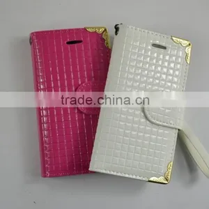 2016 Beautiful and Cute Style PU Leather Case for Iphone6 With Big Magnet, Card Slots and Sling thumbnail-1