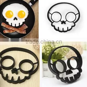 China Cheap Silicone Omelette,Skull Shape Silicone Egg Mold thumbnail-1